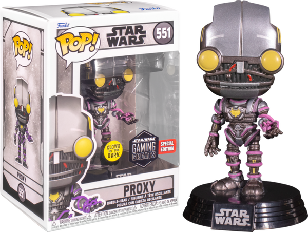 Funko Pop! Star Wars: The Force Unleashed - Proxy Glow in the Dark #551 - Pop Basement