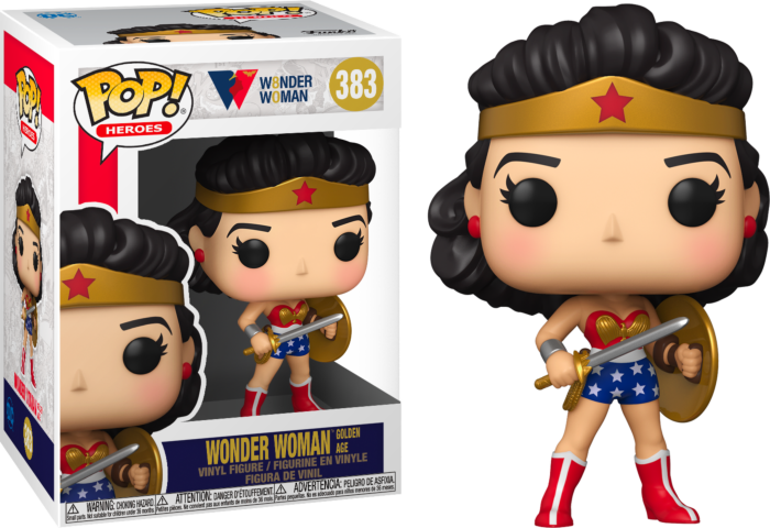 Funko Pop! Wonder Woman - Wonder Woman Golden Age 80th Anniversary #383 - Pop Basement