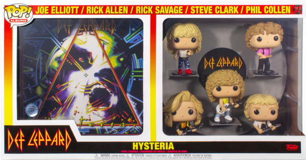 Funko Pop! Albums - Def Leppard - Hysteria Deluxe 5-Pack #37 - Pop Basement