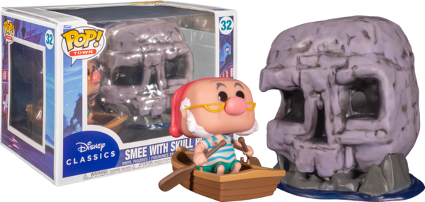 Funko Pop! Town - Peter Pan (1953) - Smee with Skull Rock #32 (2022 Fall Convention Exclusive) - Pop Basement