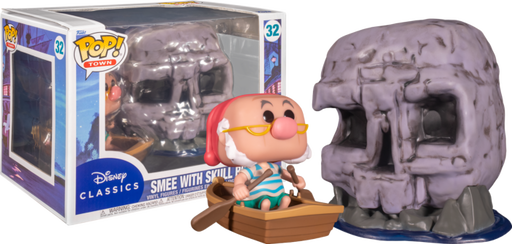 Funko Pop! Town - Peter Pan (1953) - Smee with Skull Rock #32 (2022 Fall Convention Exclusive) - Pop Basement
