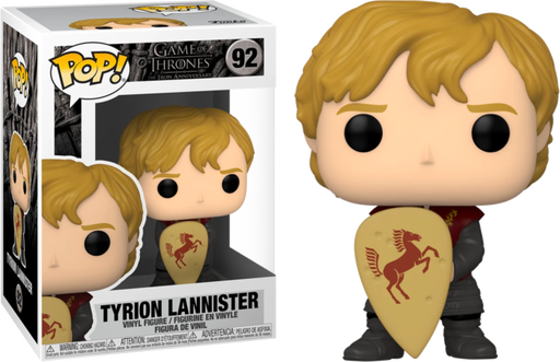 Funko Pop! Game of Thrones - Tyrion Lannister with Shield 10th Anniversary #92 - Pop Basement