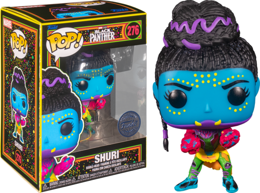 Funko Pop! Black Panther (2018) - Shuri Blacklight #276 - Pop Basement