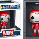 Funko Pop! Iron Man: Hall of Armor - Iron Man Model 8 Silver Centurion Deluxe #1038 - Pop Basement