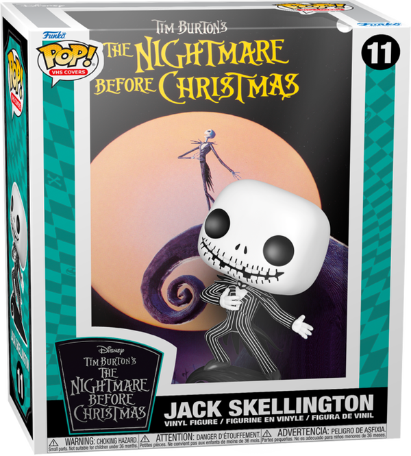 Funko Pop! VHS Covers - The Nightmare Before Christmas - Jack Skellington on Spiral Hill #11 - Pop Basement