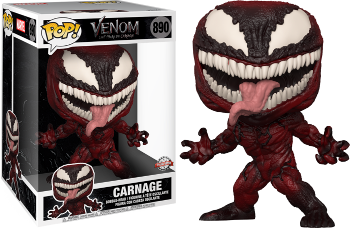 Funko Pop! Venom 2: Let There Be Carnage - Carnage 10" #890 - Pop Basement