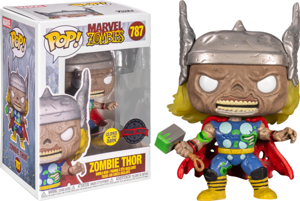 Funko Pop! Marvel Zombies - Thor Zombie Glow in the Dark #787 - Pop Basement