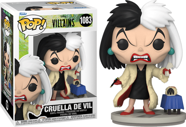 Funko Pop! 101 Dalmatians - Cruella de Vil Ultimate Disney Villains #1083 - Pop Basement