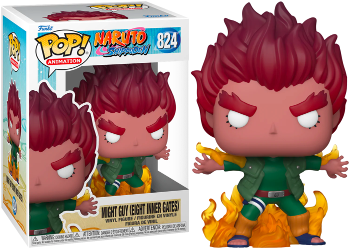 Funko Pop! Naruto: Shippuden - Might Guy (Eight Inner Gates) #824 - Pop Basement
