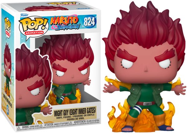 Funko Pop! Naruto: Shippuden - Might Guy (Eight Inner Gates) #824 - Pop Basement