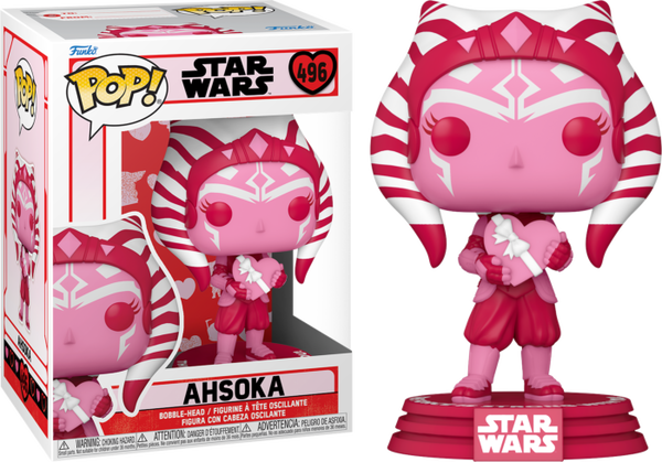 Funko Pop! Star Wars: The Mandalorian - Ahsoka Valentine's Day #496 - Pop Basement