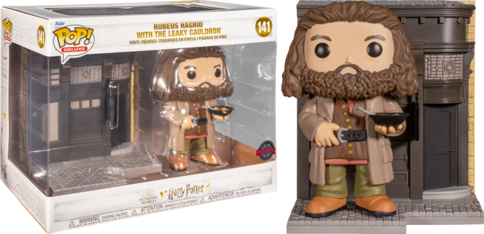 Funko Pop! Harry Potter - Hagrid with The Leaky Cauldron Diagon Alley Diorama Deluxe #141 - Pop Basement