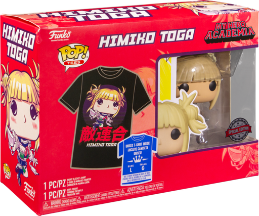 Funko Pop! My Hero Academia - Himiko Toga Unmasked - Vinyl Figure & T-Shirt Box Set - Pop Basement