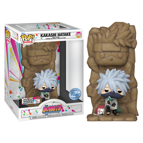 Funko Pop! Boruto: Naruto Next Generations - Kakashi Hatake Hokage Rock Diorama Deluxe #1188 - Pop Basement