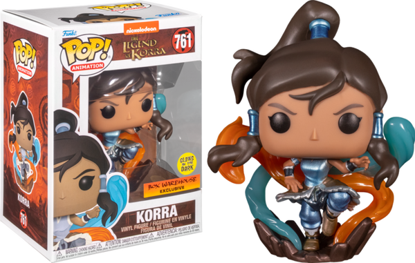 Funko Pop! Avatar: The Legend Of Korra - Korra Metallic Glow in the Dark #761 - Pop Basement