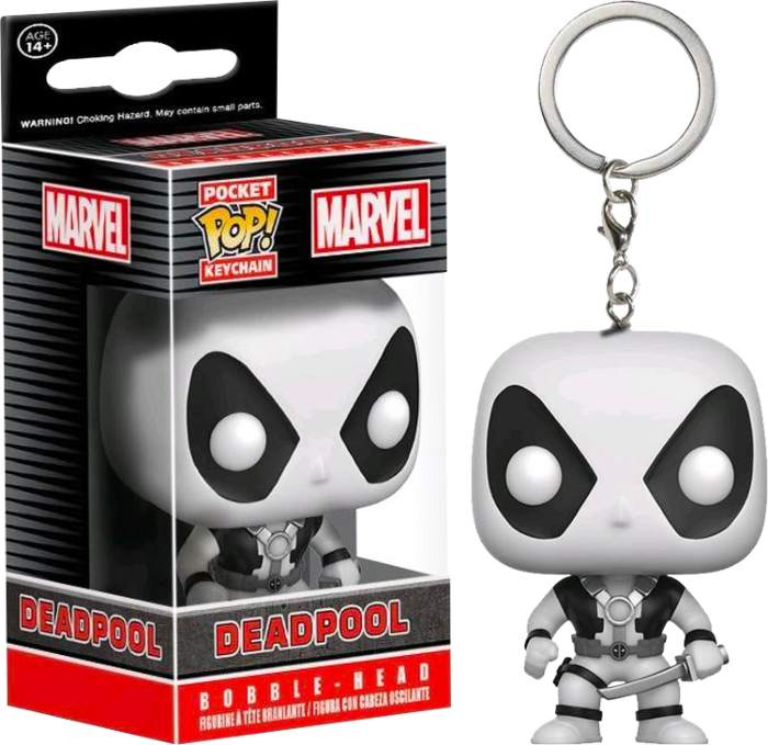 Funko Pocket Pop! Keychain - Deadpool - White X-Force - Pop Basement