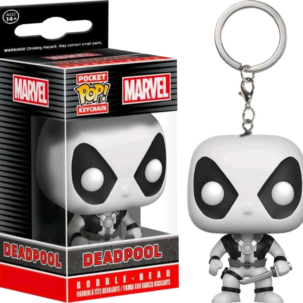 Funko Pocket Pop! Keychain - Deadpool - White X-Force - Pop Basement