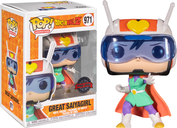 Funko Pop! Dragon Ball Z - Great Saiyaman & Saiyagirl (+ Box of 6 Mystery Exclusive Pop! Vinyl Figures) - Pop Basement