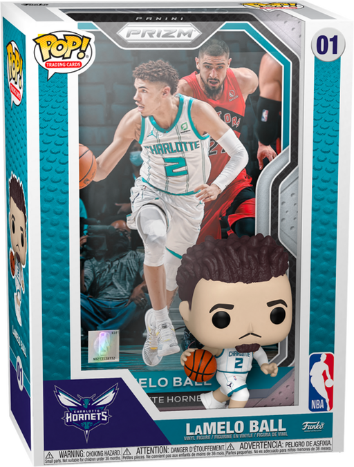 Funko Pop! Trading Cards - NBA Basketball - LaMelo Ball with Protector Case #01 - Pop Basement