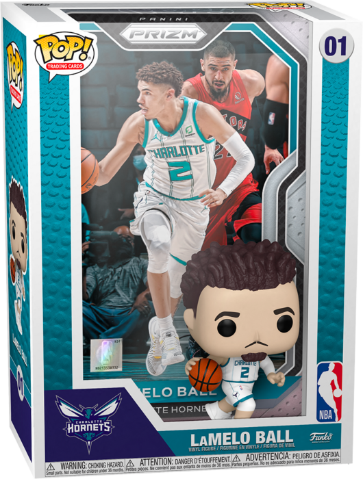 Funko Pop! Trading Cards - NBA Basketball - LaMelo Ball with Protector Case #01 - Pop Basement