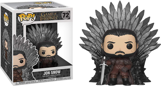Funko Pop! Game of Thrones - Jon Snow on Iron Throne Deluxe #72 - Pop Basement