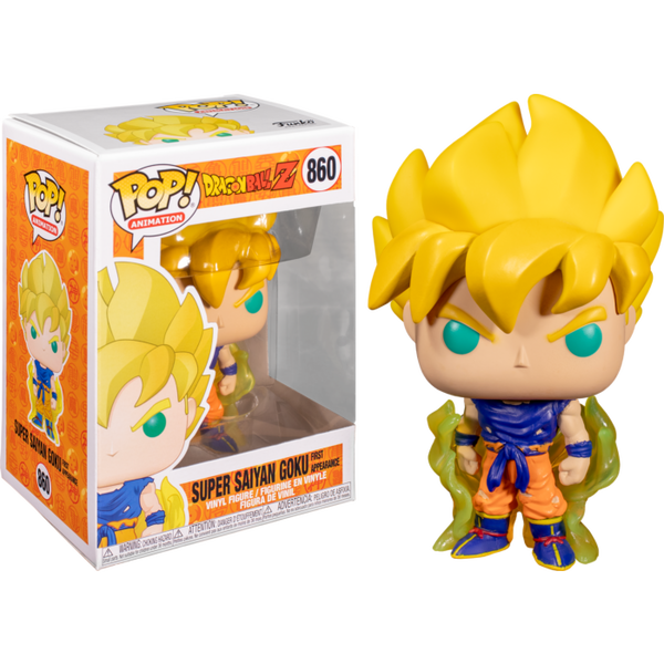 Funko Pop! Dragon Ball Z - Super Saiyan Goku First Appearance #860 - Pop Basement