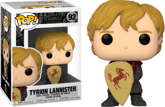 Funko Pop! Game of Thrones - Tyrion Lannister with Shield 10th Anniversary #92 - Pop Basement