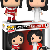 Funko Pop! The White Stripes - Jack White & Meg White - 2-Pack - Pop Basement