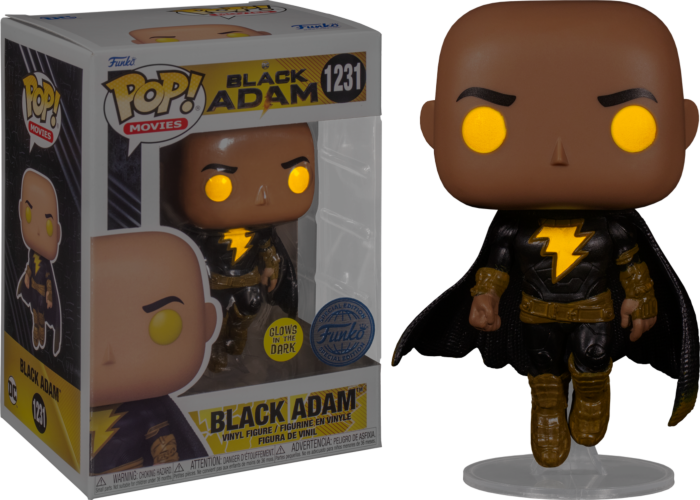 Funko Pop! Black Adam (2022) - Black Adam Glow in the Dark #1231 - Pop Basement
