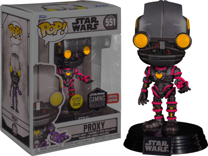Funko Pop! Star Wars: Gaming Greats - Imperial Rocket Trooper, Merrin, ARC Umbra Trooper & Proxy Glow in the Dark - Bundle (Set of 4) - Pop Basement