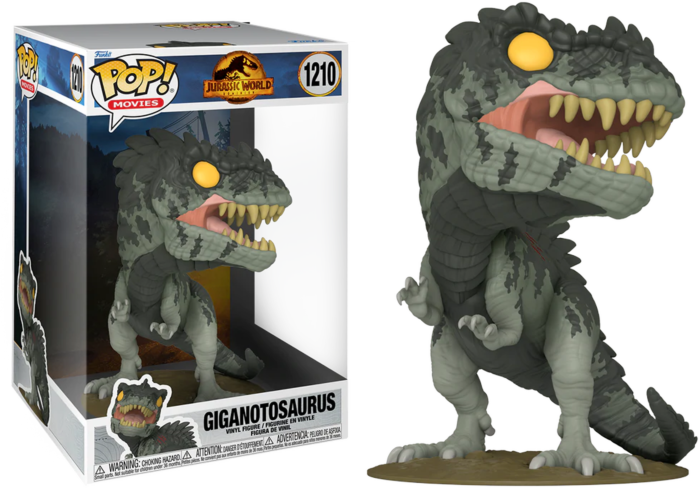 Funko Pop! Jurassic World: Dominion - Giganotosaurus Jumbo #1210 - Pop Basement