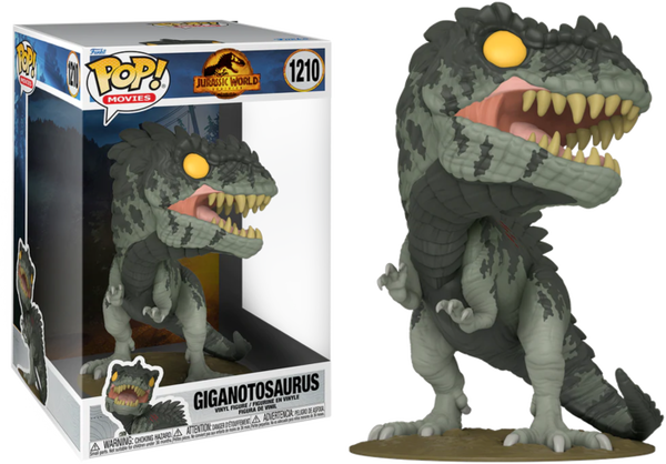 Funko Pop! Jurassic World: Dominion - Giganotosaurus Jumbo #1210 - Pop Basement