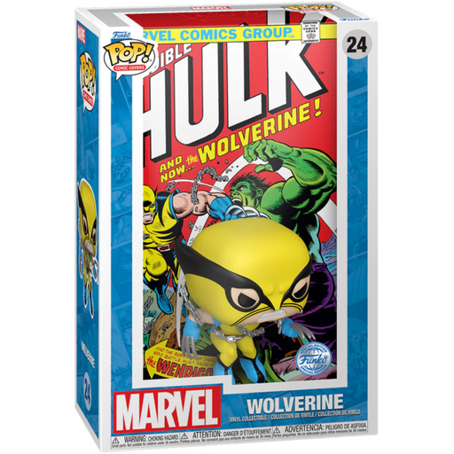 Funko Pop! Comic Covers - Marvel - Wolverine in The Incredible Hulk #24 - Pop Basement