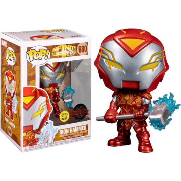 Funko Pop! Infinity Warps - Iron Hammer Glow in the Dark #680 - Pop Basement