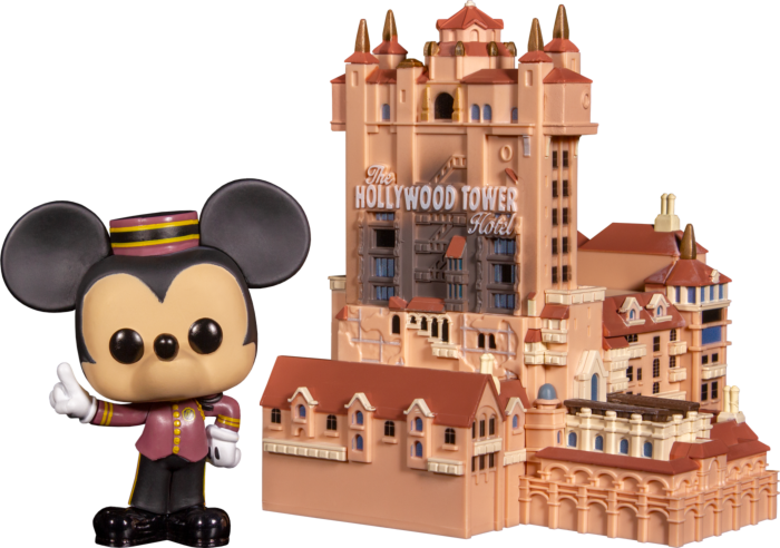 Funko Pop! Town - Walt Disney World: 50th Anniversary - Mickey Mouse with Hollywood Tower Hotel #31 - Pop Basement