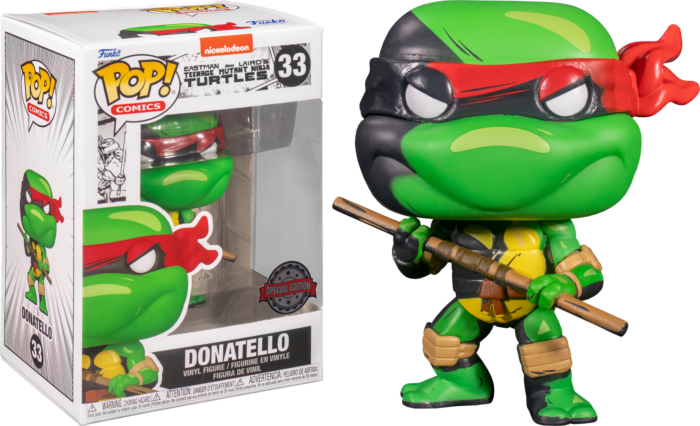Funko Pop! Teenage Mutant Ninja Turtles (1984) - Donatello Comic #33 - Chase Chance - Pop Basement