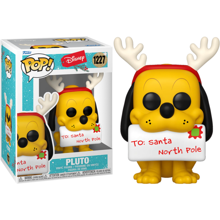 Funko Pop! Disney: Holiday - Pluto with Letter #1227 - Pop Basement