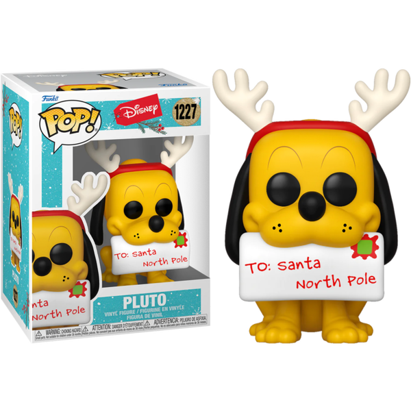 Funko Pop! Disney: Holiday - Pluto with Letter #1227 - Pop Basement