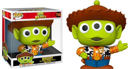 Funko Pop! Pixar - Alien Remix Woody Pixar Anniversary 10" #756 - Pop Basement