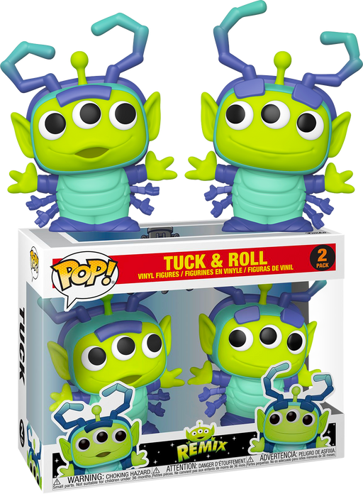 Funko Pop! Pixar - Alien Remix Tuck & Roll - 2-Pack - Pop Basement