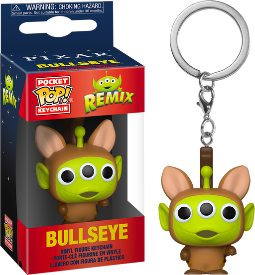Funko Pocket Pop! Keychain - Pixar - Alien Remix Bullseye - Pop Basement