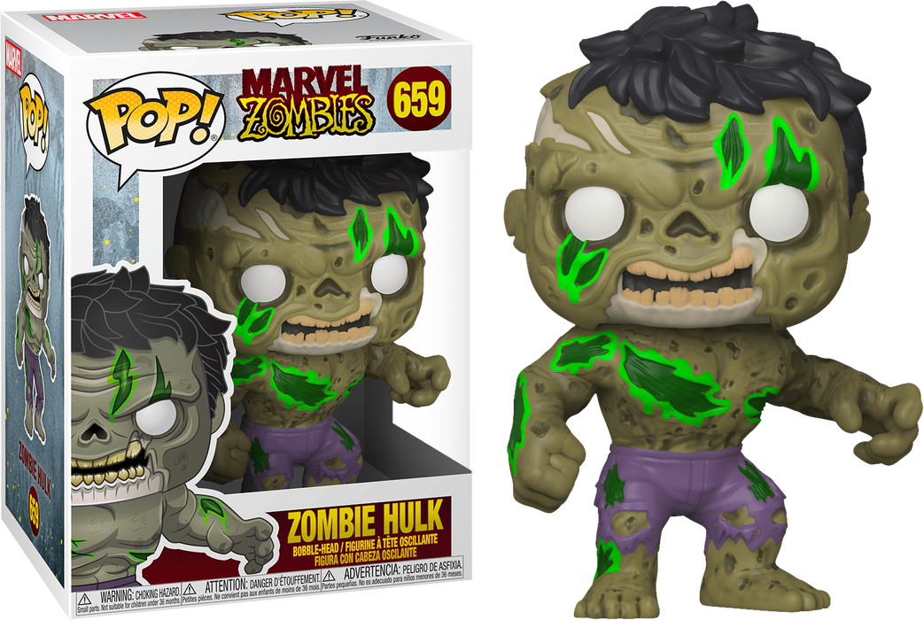 Funko Pop! Marvel Zombies - Hulk Zombie #659 - Pop Basement