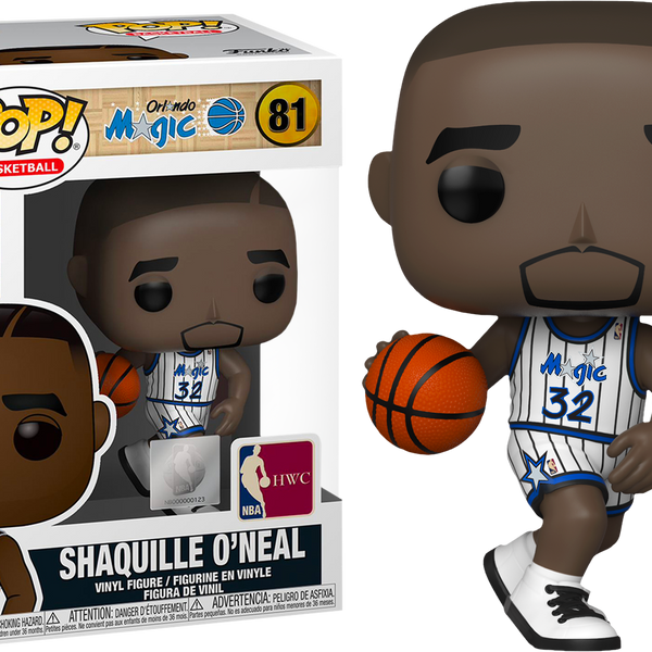 Funko Pop! NBA Basketball - Shaquille O'Neal Orlando Magic Home Jersey #81 - Pop Basement
