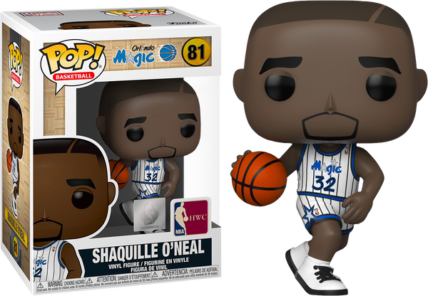 Funko Pop! NBA Basketball - Shaquille O'Neal Orlando Magic Home Jersey #81 - Pop Basement