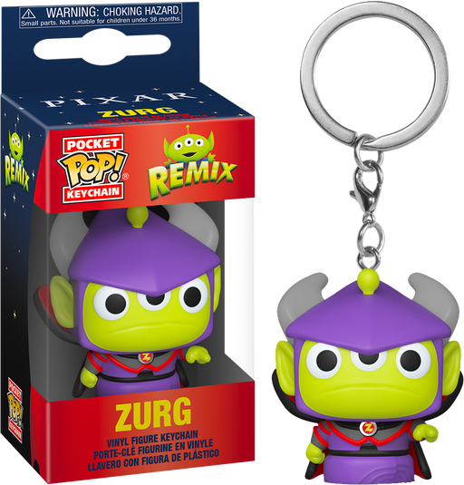 Funko Pocket Pop! Keychain - Pixar - Alien Remix Zurg - Pop Basement