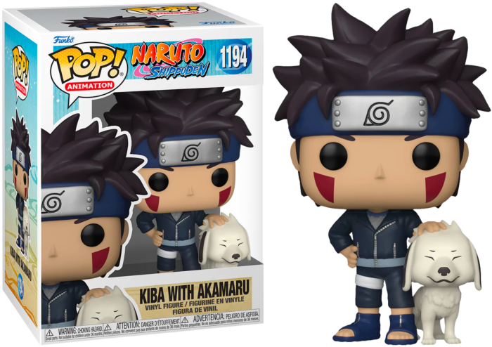 Funko Pop! Naruto: Shippuden - Kiba with Akamaru #1194 - Pop Basement
