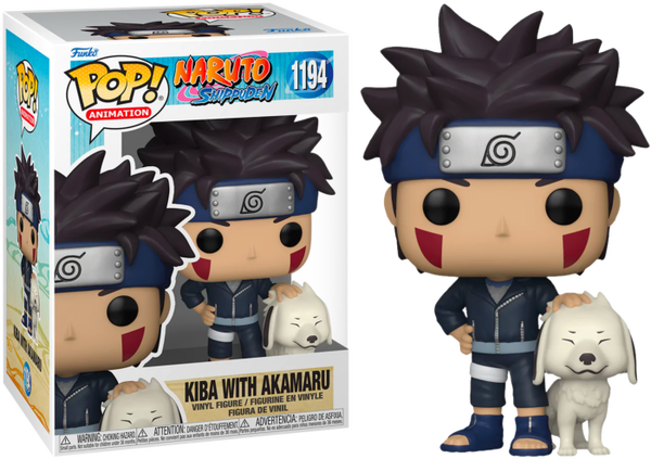 Funko Pop! Naruto: Shippuden - Kiba with Akamaru #1194 - Pop Basement