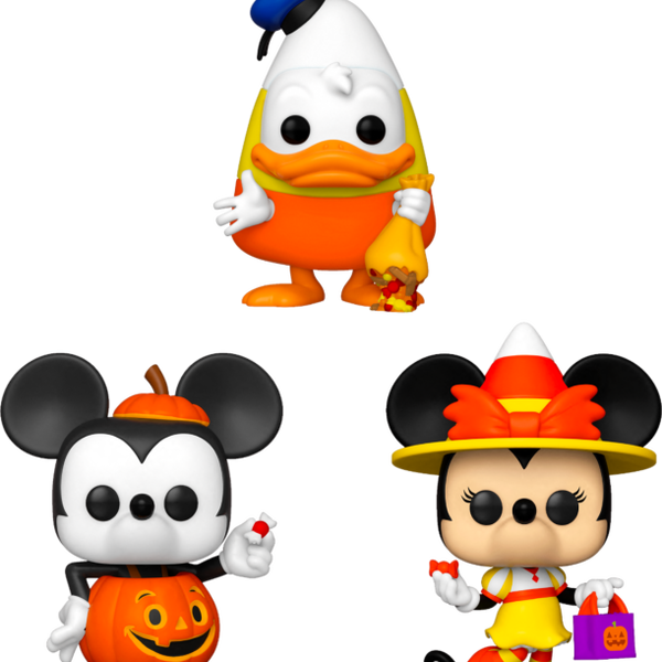 Funko Pop! Disney - Mickey, Minnie & Donald Trick or Treat Halloween - Bundle (Set of 3) - Pop Basement