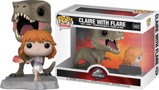 Funko Pop! Jurassic World: Dominion - Claire with Flare Movie Moment #1223 - Pop Basement