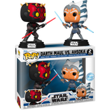 Funko Pop! Star Wars: The Clone Wars - Darth Maul vs. Ahsoka Tano - 2-Pack - Pop Basement